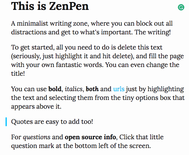 ZenPen for content marketing community 